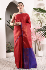 Red Banarasi Silk Saree