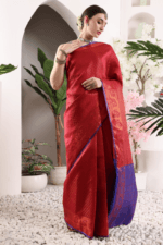 Red Banarasi Silk Saree